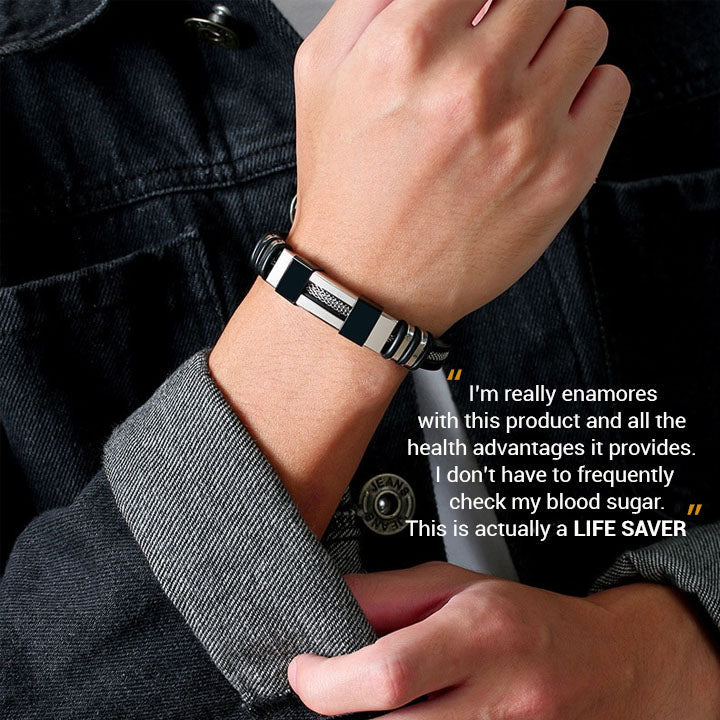 🔥HOT🔥-Ultimate IonPulse Blood Sugar Titanium Therapeutic Pro-Wristband